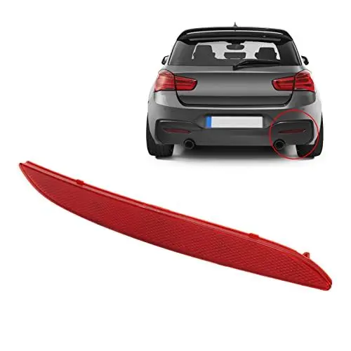 Produktbild: Auto Stoßstange hinten rechts Reflektor, Reflektor für Hintere Rechte Stoßstange, Reflektor für Heckstoßstange, Kompatibel mit F21 F20 1 SERIE 2015-2016, Heckstoßfänger-Reflektor