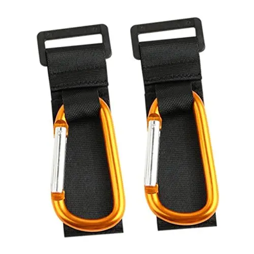 Produktbild: Auto Zubehör Auto Zubehör 2Pcs Kinderwagen Organizer Non- Tasche Clips Multi Mama Tasche Aufh?nger Kinderwagen Zubeh?r für Windel Kleidung Geldb?rsen Lebensmittel Goldene Autozubehör