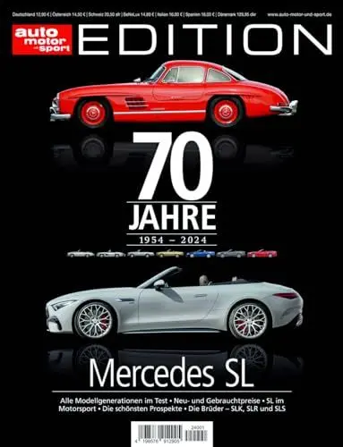Produktbild: auto motor und sport Edition - 70 Jahre Mercedes SL: 70 Jahre Mercerdes
