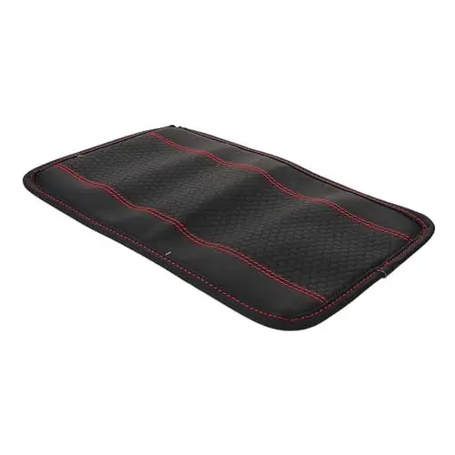 Produktbild: Auto-armlehnenbox-matte Konsolenauflage Autozubehör Armlehnenpolster Mittelkonsole Auto-armlehnenpolster Armlehnenauflage Für Auto Armlehnenkissen Auto Armlehne Pad Black Pu SOLUSTRE