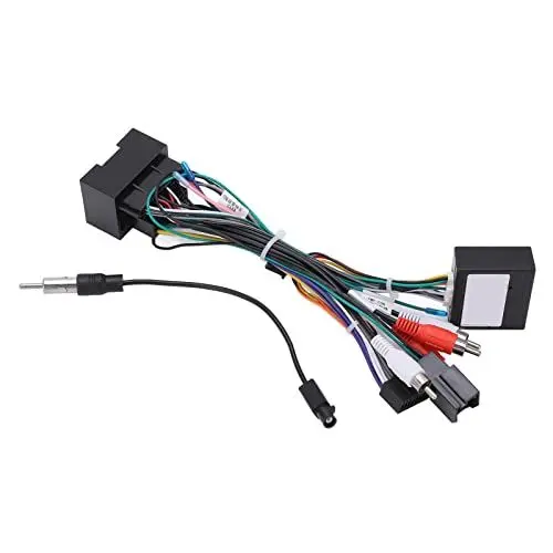 Produktbild: Auto-Audio-Kabeladapter 16-polig, Audio-Kabelbaum mit CAN-Bus-Box 16-polig, Ersatz für Cruze TRAX Malibu