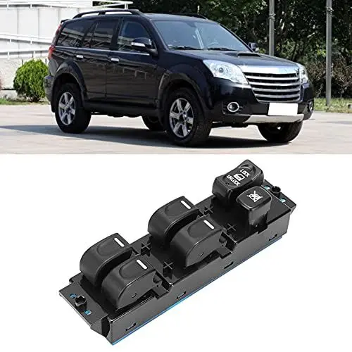 Produktbild: Auto-Autozubehör-Steuerschalter für Fensterheber Vorne Links 3746100-K00-C1, Ersatz für Einfache Installation und Hohe Genauigkeit, Geeignet für Haval H3 H5-Modelle
