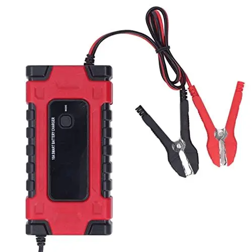 Produktbild: Autobatterieladegerät, AC100~240V Impulsreparatur 7 Ladestufen Autobatterieladegerät für 12V 24V Batterieentschwefelung (EU-Stecker)