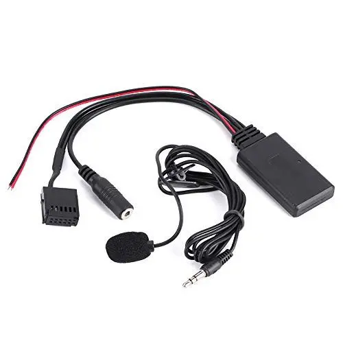 Produktbild: Ejoyous Bluetooth Aadapter Ford Focus 6000CD, Auto Bluetooth AUX-IN Kabeladapter mit Mikrofon Freisprecheinrichtung für Focus C-MAXonwards Fiesta Fusion Gala-xy Trans