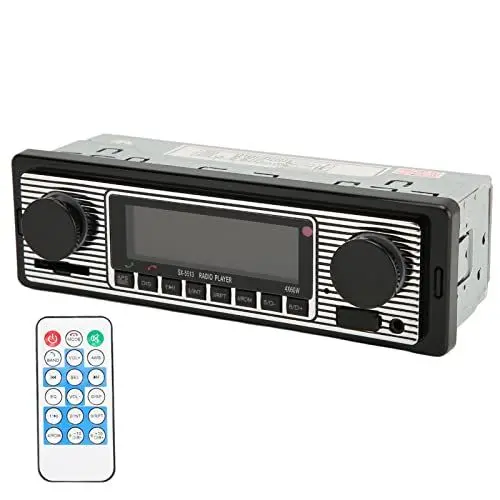 Produktbild: ciciglow Auto-Bluetooth-MP3-Player, FM 87,5-108 MHz, Multifunktions-Radio, Freisprechen, Sprachnavigation, Klarer Sound, Autoradio, WAV-AUX-Eingang