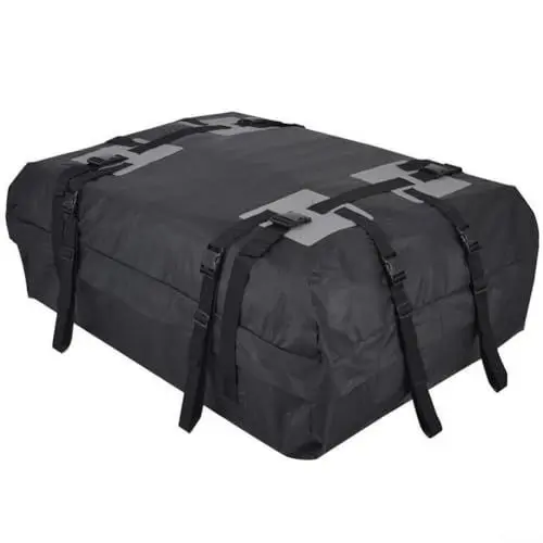 Produktbild: Auto-Dachtasche & Dachgepäckträger, wasserdicht, strapazierfähig, für jedes Auto mit Dachträger/Schienen/Stangen