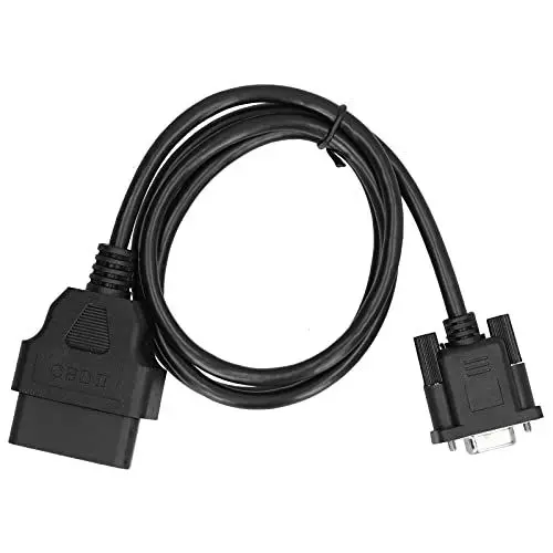 Produktbild: Autodiagnosekabel, Diagnoseschnittstellenadapter, 16 poliges OBD2 auf RS232 DB9 Autodiagnose Schnittstellenadapter Verl?ngerungskabelanschluss