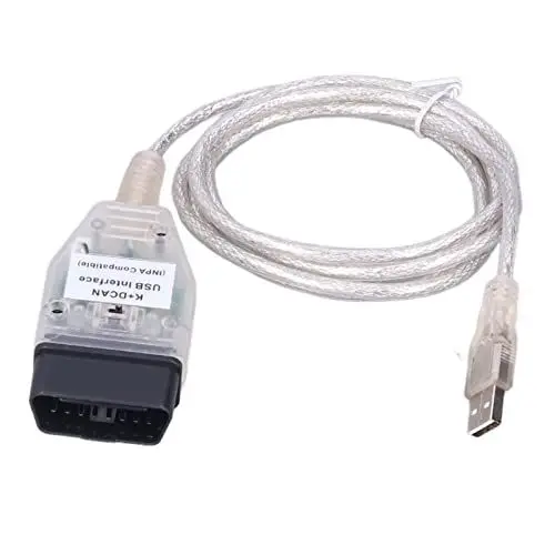 Produktbild: Auto-Diagnosewerkzeugkabel, K + Dcan Obd2 USB-Kabelschnittstelle mit Schalterersatz Interface OBD Schnittstellenkabel für Serie 1 E81 E82 E83 E87 E88 20042011