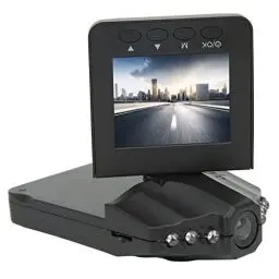Produktbild: Cam Front 1080P HD, 2,5-Zoll-Bildschirm 120 ° Weitwinkel-Autofahrt-Recorder-Dashboard-Kamera mit 6 Infrarot-Nachtsicht-LED-Leuchten