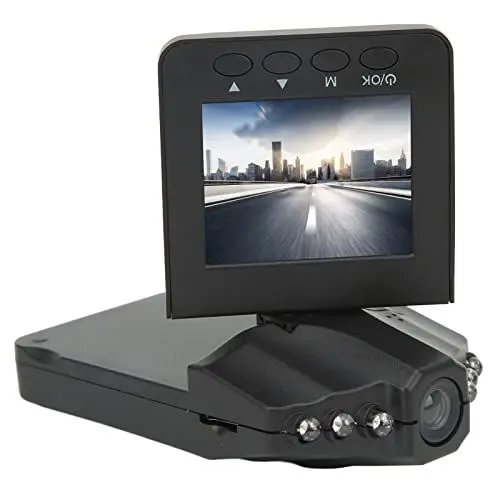 Produktbild: Cam Front 1080P HD, 2,5-Zoll-Bildschirm 120 ° Weitwinkel-Autofahrt-Recorder-Dashboard-Kamera mit 6 Infrarot-Nachtsicht-LED-Leuchten