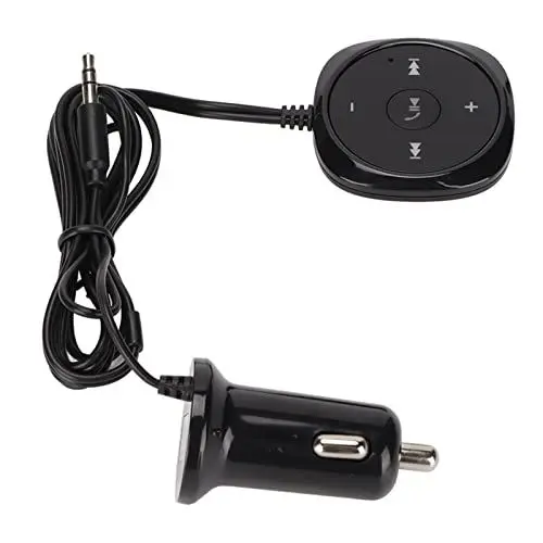 Produktbild: Empfänger, Auto, 5 V, 2,1 A, USB-Ladeanschluss für Autos mit 3,5 Mm AUX-Eingang, Audio-Empfänger, Auto 5.0, Freisprechen