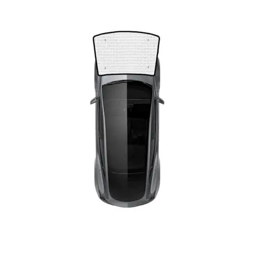 Produktbild: Autofenster Sonnenblende Auto Vollständige Abdeckung Sonnenschirme Für Tesla Für Modell Y 2020 2021 2022 2023 Anti-Uv Auto Sonnenschutz Fenster Sonnenschirm Abdeckung Auto Sonnenschutz (Size : Front