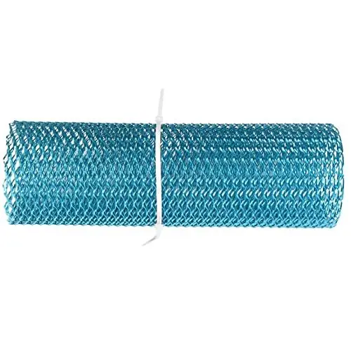 Produktbild: Auto-Frontgrill-Netzeinsatz, Auto-Front-Mittelgitter-Gitter, Rhombisches Netz, Stabile Struktur, Aluminium, Universelle Passform für Autos (Blau)