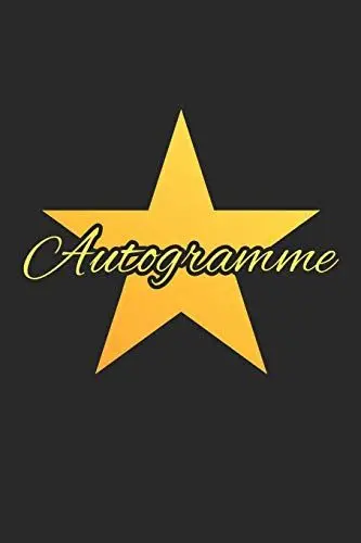 Produktbild: Autogramme: A5 Autogrammbuch zum selbst Befüllen mit Platz für ein Foto, Infos zum Star und dem Autogramm I Für 50 Autogramme mit Inhaltsverzeichnis