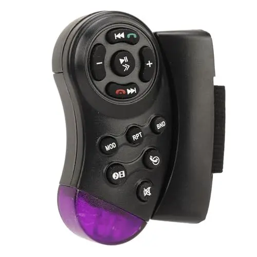 Produktbild: Auto-Lenkrad-Fernbedienung, 8 M Reichweite, DVD-GPS-Player-Fernbedienung, Universell Passend für Autos