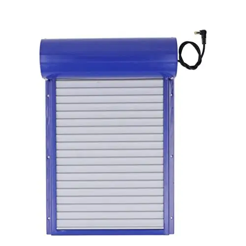 Produktbild: Greensen Automatische Hühnerklappe mit Batterie Hühnertür Automatischer Türöffner mit Zeitschaltuhr, LED Display, Automatische Chicken Coop Türöffner für Hühnerstall 28,5 x 20,5 cm