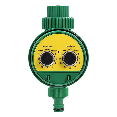 Produktbild: Automatischer Elektronischer Bewässerungstimer, Wasserdichter Bewässerungsregler für Garten, Dachgarten, Balkon, Villa-Garten