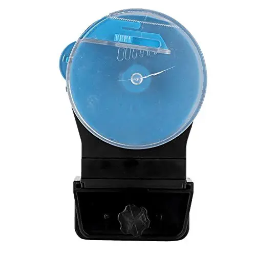 Produktbild: Automatischer Fischfutterautomat, Aquarium Fischfutterautomat Trockenes granuliertes Flockenfutter für Aquarium(Blau)