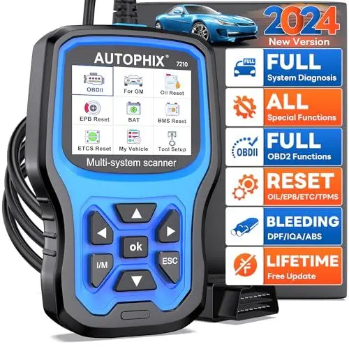 Produktbild: AUTOPHIX 7210 Vollsystem OBD2 Diagnosegerät Fit für GM-Gruppenfahrzeuge Alle Funktionen Diagnosegerät Auto mit Öl EPB ABS SRS SAS DPF TPMS Zurücksetzen Batterie Registrierung Tool