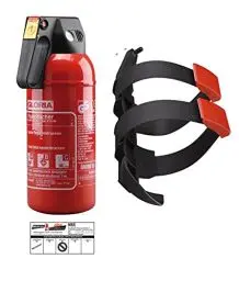 Produktbild: Auto-Pulverlöscher P2 GM, rot lackiert Löschmenge 2 kg Brandklasse A,B,C