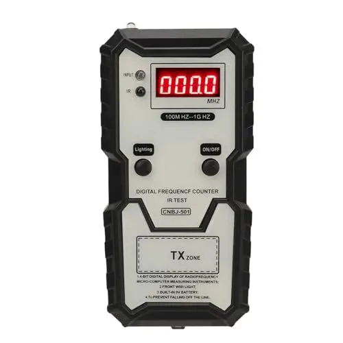 Produktbild: Autoschlüssel-Frequenztester, Fernbedienungsschlüssel-Infrarot-Frequenztester 100 M Hz Bis 1 G Hz Hochpräziser Digitalanzeige-Schlüsselanhänger-Frequenztester
