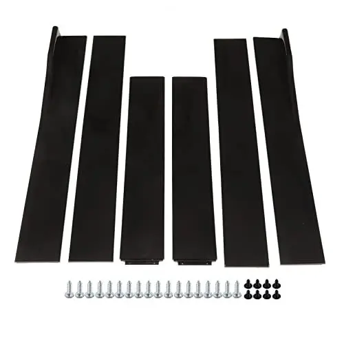 Produktbild: Auto-Seitenschweller, 2,2 M, Glänzend Schwarz, Rocker-Panel, Außen, Untere Seite, Untere Linie, Verlängerungen, Splitter-Lippen-Diffusoren