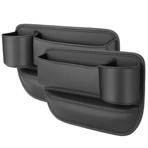 Produktbild: Autositz Gap Aufbewahrungsbox aus PU-Leder für Mercedes Benz GLE C167 350 450 AMG 53 4MATIC 2019-2022, Gap Lückenfüller Organizer Seat Storage Box Auto Mittelkonsole, Vordersitzen Seitentasche