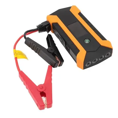 Produktbild: Auto-Starthilfe, 1000 A Spitzen-Starthilfe-Akku, 12 V, Tragbare Starthilfebox, Autobatterie-Starthilfe mit LED-Licht, Powerbank, für 7,0 L Benzin- und 5,5 L-Dieselmotoren