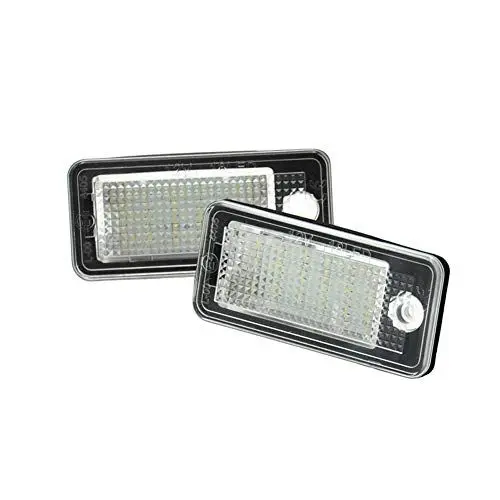 Produktbild: AUTO-STYLE Satz LED Nummerschildbeleuchtung kompatibel mit Audi diverse Modelle, Schwarz