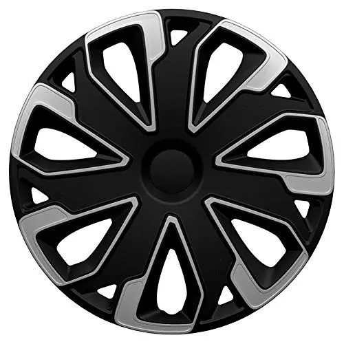 Produktbild: AUTO-STYLE Satz Radzierblenden Ultimo 15-Zoll Silber/Schwarz