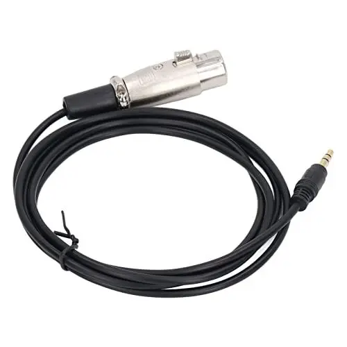 Produktbild: Autoteile,1,5 M 3,5 Mm TRS-Stecker auf XLR-Buchse, Adapterkabel, Stereo- oder Verbindungskabel