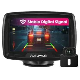 Produktbild: AUTO-VOX Digital Kabellos Rückfahrkamera CS2, Drahtlose Rückfahrkamera mit 4,3