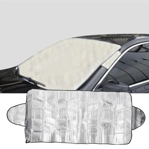 Produktbild: Auto-Windschutzscheibenabdeckung, Winter-Windschutzscheiben-EPE-Abdeckung, vordere Windschutzscheibenabdeckung, Windschutzscheiben-Sonnenschutz, Faltbare Schneedecke, Schnee, Eis,