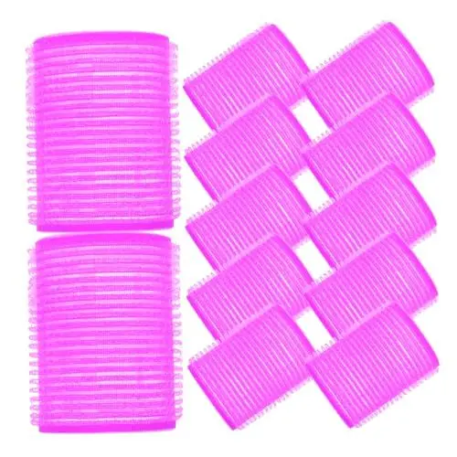 Produktbild: AUTSUPPL 12 Stück 30 Mm Kunststoff-lockenwickler Für Große Wellen Selbstklebend Für Haarstyling