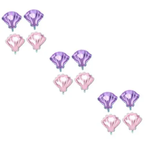 Produktbild: AUTSUPPL 12 Stück Partyballons Heiße Deko Ballons Luftballons Muscheln Hochzeitsdekorationen Tier Heliumballons Luftballons Für Kinder Hochzeitsfeiern Verkauf Von Helium