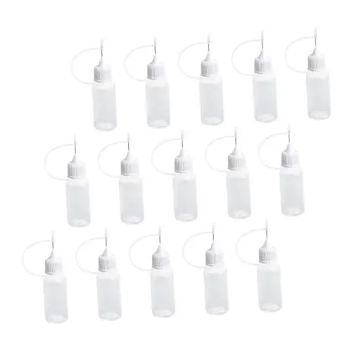 Produktbild: AUTSUPPL Leere Klebstoffflaschen 15er-pack Präzisions-quetschflaschen Metallspitze Für Quilling Handgefertigtes Kunsthandwerk Und Zur Aufbewahrung Kleiner Klebstofftropfen