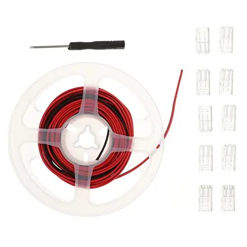 Produktbild: AUTSUPPL 1 Satz Led-lichtleistenanschluss Lötfreier Adapter Led-lichtanschlüsse Led-bandlicht Led-streifen- -kit Led-streifenanschlüsse Klemmenerweiterungsstecker Led-adapter Abs
