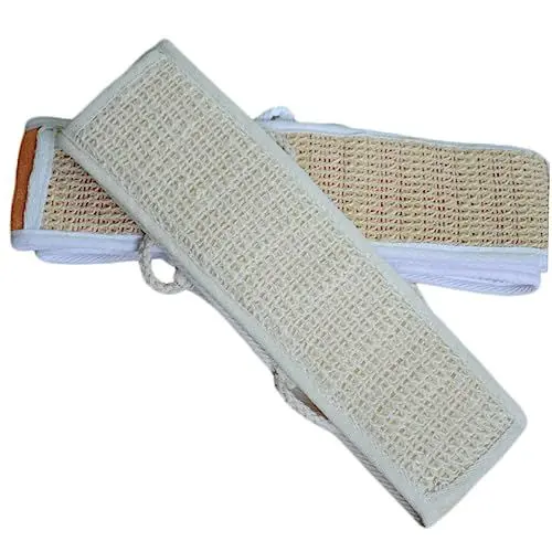 Produktbild: AUTSUPPL 1 Set Natürliches Luffa-badeset Peeling-handtuch Badetuch Rückenreibestreifen Duschbürste Bequeme Riemen für Die Badewanne