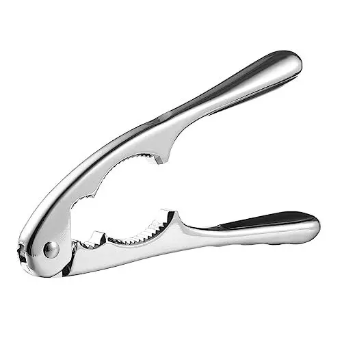 Produktbild: AUTSUPPL 1 Stück Nussknacker Nussknacker Walnussklammer Pekannussöffner Praktische Walnussklemme Walnussöffner Küchenhelfer Zinklegierung Nussknacker Nussöffnungswerkzeug Nusszange