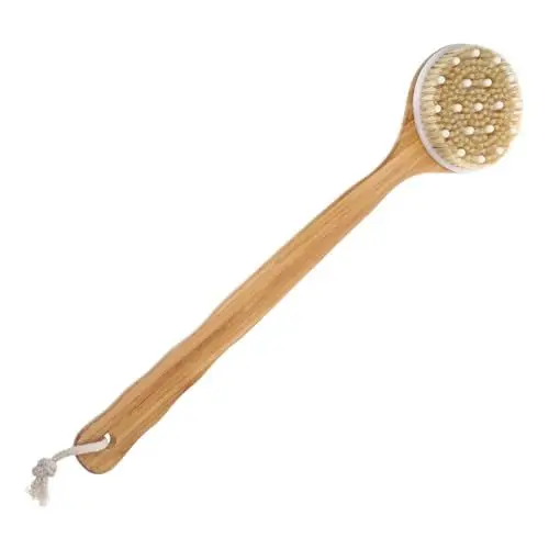 Produktbild: AUTSUPPL 47 Cm – Badebürste Körperbürste Kopfhautbürste mit -griff Borstenbürste für Männer