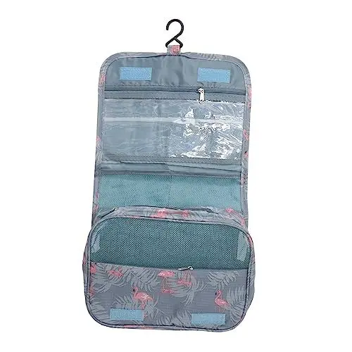 Produktbild: AUTSUPPL Hängende Reise-Make-up-Tasche Mit Haken Aufbewahrungstasche Für Toilettenartikel Kosmetik Unterwäsche