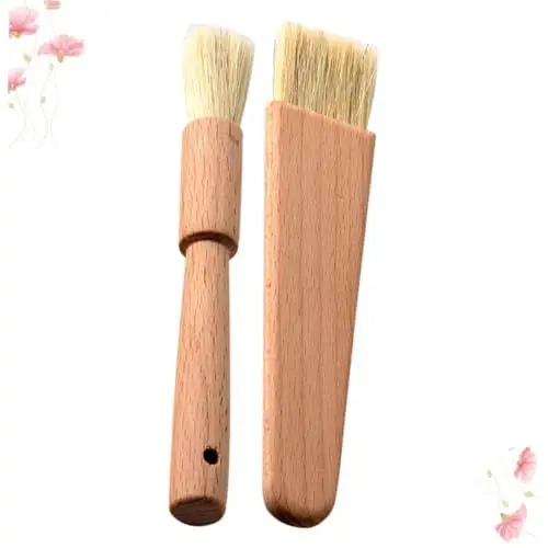 Produktbild: AUTSUPPL Backpinsel-set 1 Runder Flacher Fettpinsel Zum Kochen Backen Küchenbedarf
