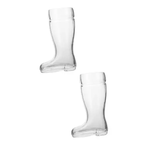 Produktbild: AUTSUPPL 2st Tasse Martini-gläser Große Biergläser Espressogläser Stiefel Bierkrug Stiefelbecher Barbecher Langstielige Weingläser Bar-bierkrug Stiefelbierbecher Saftbecher Glas Transparent