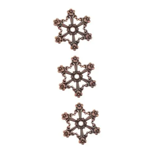 Produktbild: AUTSUPPL 3st Wickelplatte Stickmaschine Nähgarnständer Spulengewebe-wickelwerkzeug Garnspule Bastelbrett Aus Garn Strickfadenaufwickler Gewebte Zahnseide Webfadenhalter Zinklegierung Brown