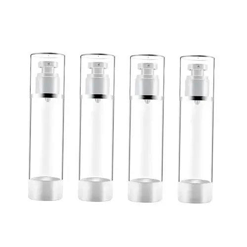 Produktbild: AUTSUPPL Airless-pumpflaschen Für Unterwegs 4 Stück 30 Ml Auslaufsichere Sprühflaschen Wiederverwendbar Nachfüllbar Für Kosmetik Vakuum-spenderflaschen Zufällige Farbe