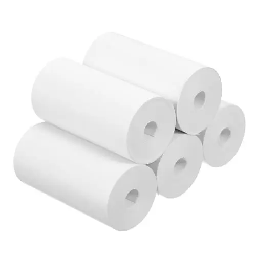 Produktbild: AUTSUPPL Thermodrucker-papierrollen 5er-pack Quittungspapier Mini-thermodrucker-aufkleberpapier