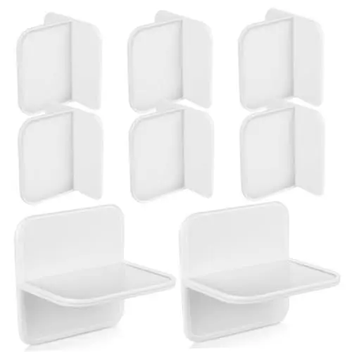 Produktbild: AUTSUPPL 8 Stück Möbelanker Ohne Bohren Sichere Möbel Wand Babysicherungs-set Kindersicherheits-regalanker Für Kommoden Bücherregale Tv-ständer
