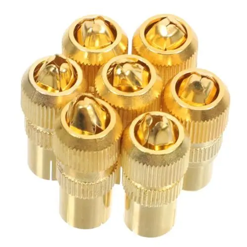 Produktbild: AUTSUPPL Stecker Und Buchse Für Antennenkabel Anschlusskupplung Antennenkopf Kompatibel Mit Kabelfernsehen Und Analogem Fernsehen