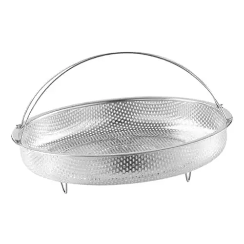 Produktbild: AUTSUPPL Dampfgarer Aus Edelstahl Dampfkorb Für Topf Mit Belüftungslochdesign Einfach Zu Reinigen Und Langlebig