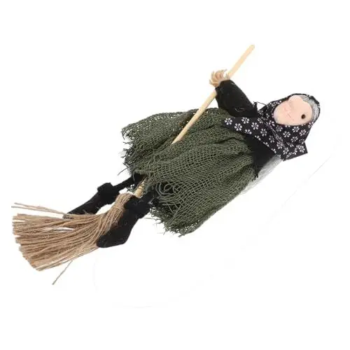 Produktbild: AUTSUPPL Halloween Anhänger Für Den Schreibtisch Halloween Dekoration Festival Zubehör Hängende Halloween Dekoration Hexenfigur Festivalzubehör Verschleißfeste Hexendekoration